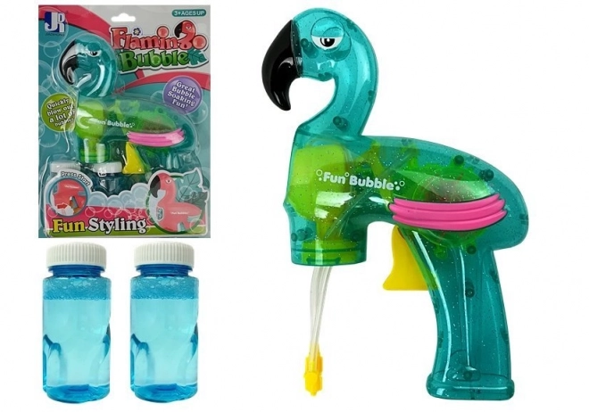 Flamingo Bubble Gun Blue