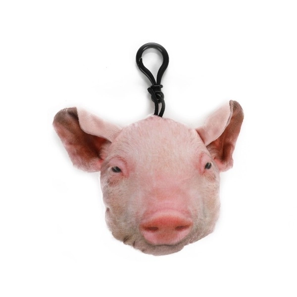 Plush Animal Keychain with Sound