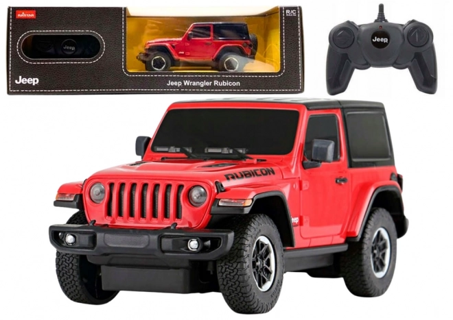 Remote Controlled Jeep Wrangler JL Rubicon Red