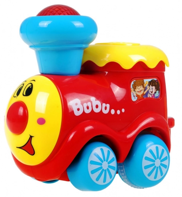 Interactive Children's Sensory Train 3+ with Rattle, Lights & Sounds