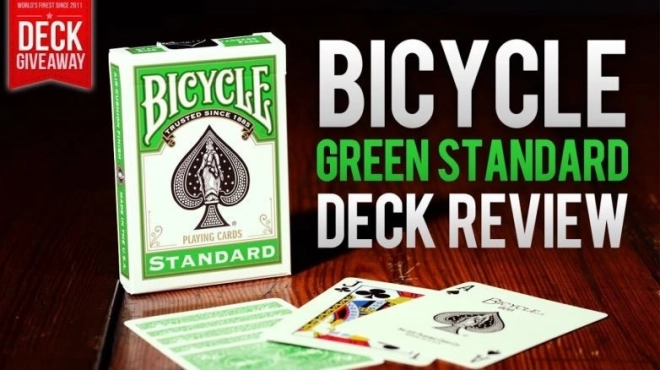 Green Bicycle Deck Playing Cards