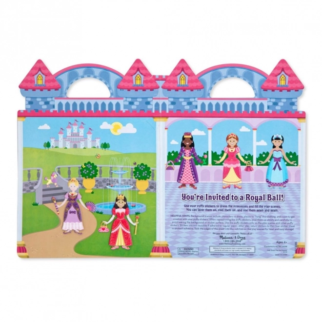 Reusable Puffy Stickers - PRINCESSES