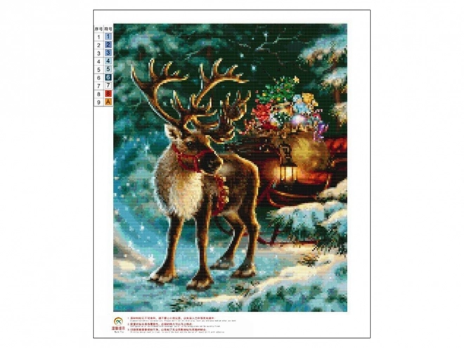 Diamond Embroidery Christmas Reindeer Set