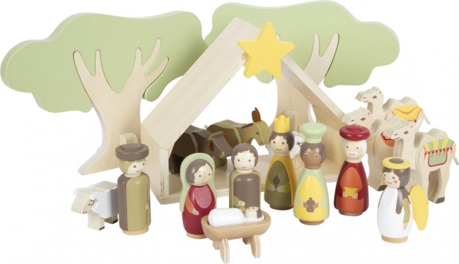 Small Foot Wooden Christmas Nativity Set