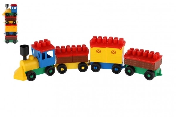 Lori Train Building Set with 3 Carriages