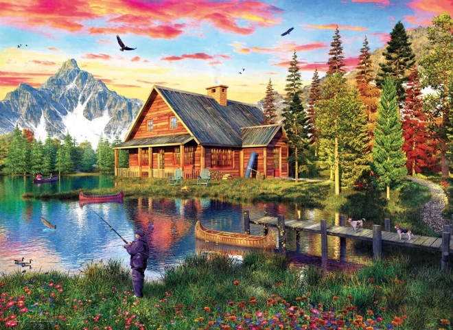 Fishing Cabin Jigsaw Puzzle 1000 Pieces