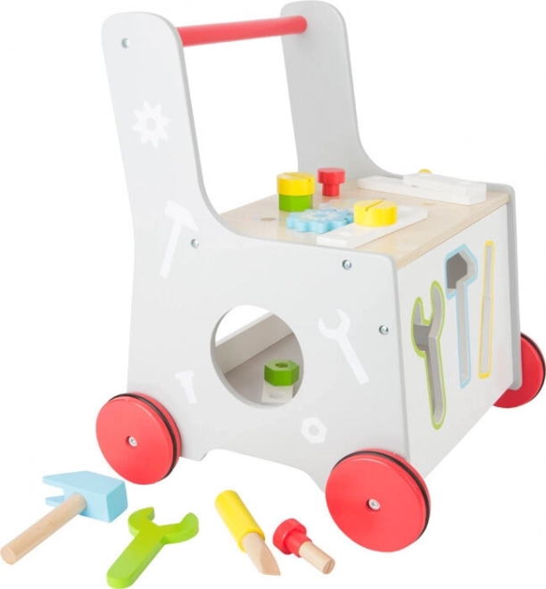 Small Foot Wooden Baby Walker with Tools