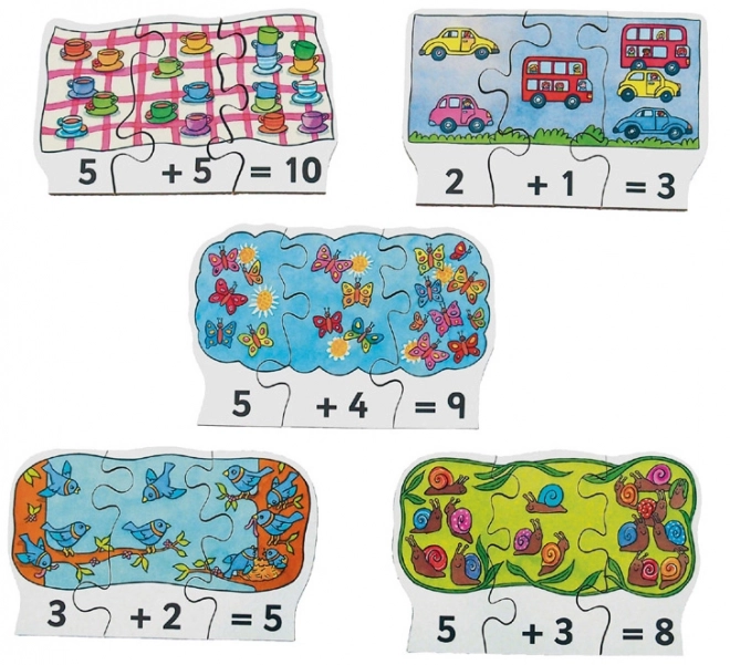 Addition Wooden Puzzle Set - Just Jigsaws