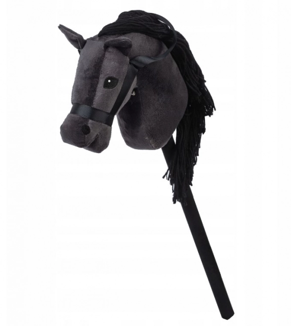 Black Horse Head Stick Toy with Sound