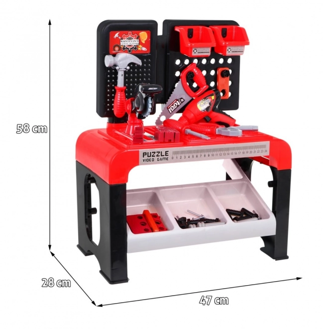 Compact Children's Workshop 3+ Little Handyman Set with 46 Pieces