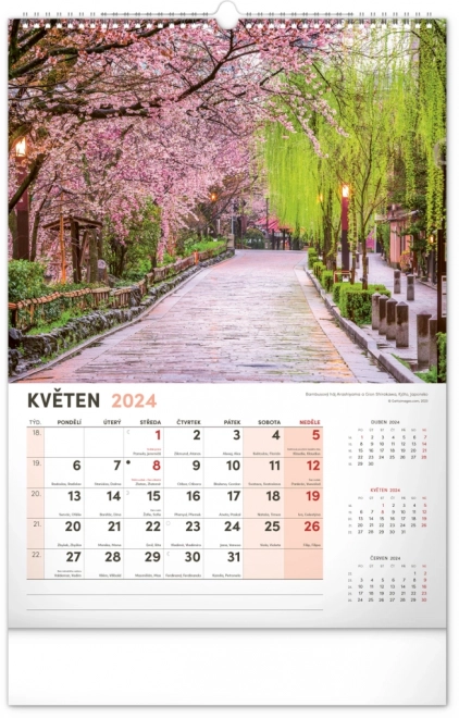 Wall Calendar Landscape 2024