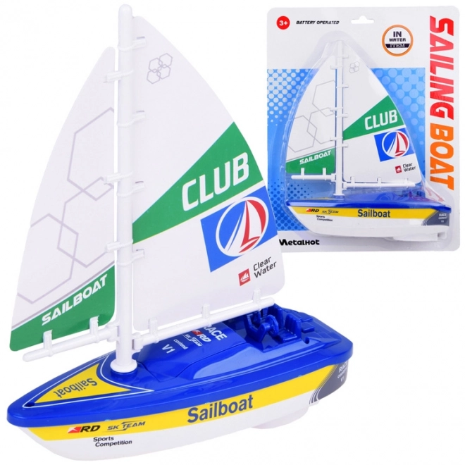 Colorful Sailboat Bath Toy