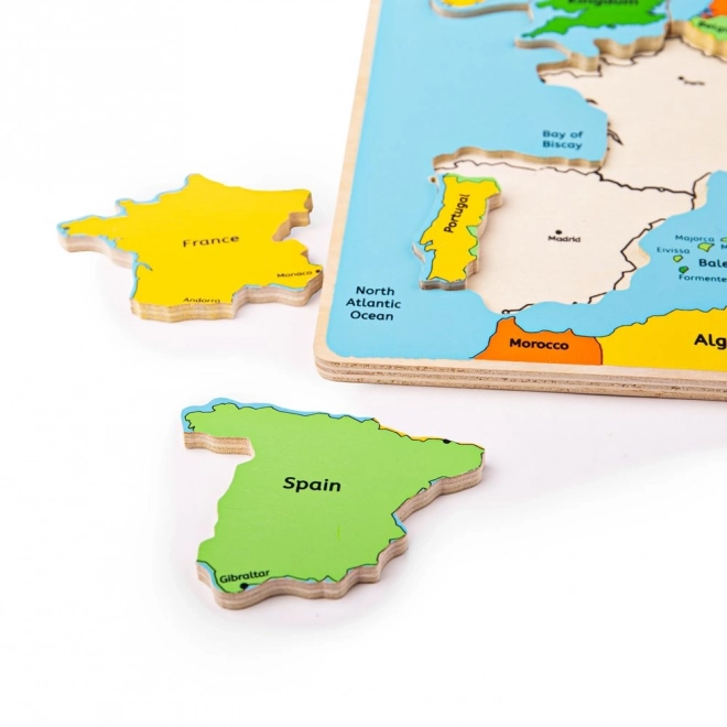 Bigjigs Toys Wooden Puzzle Europe Map