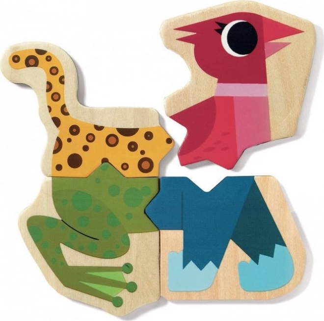 Djeco Magnetic Jigsaw Mixed Animals