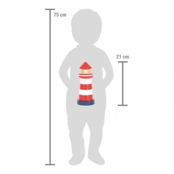 Small Foot Wooden Stacking Lighthouse