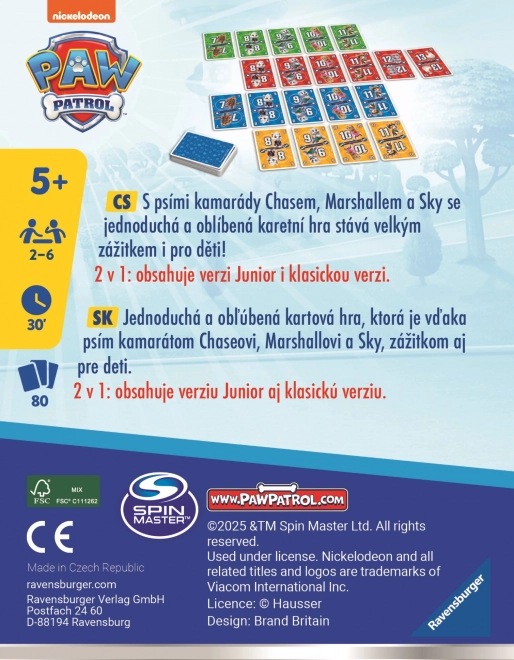 Ravensburger Card Game Eleven - Paw Patrol
