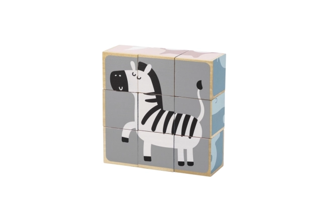 Wooden Animal Puzzle Blocks