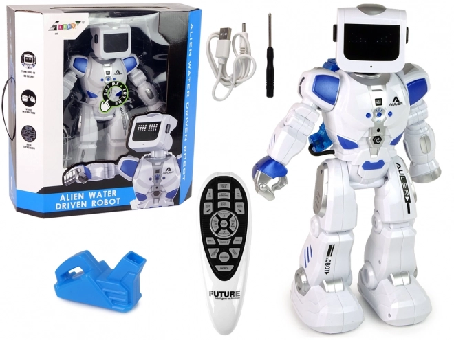 Inteligentný interaktívny vodný robot r/c