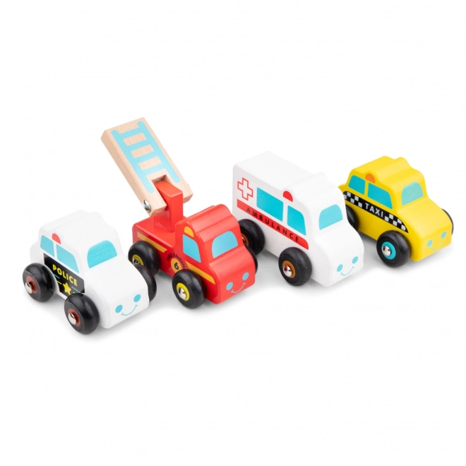 Wooden Mini Vehicles Set