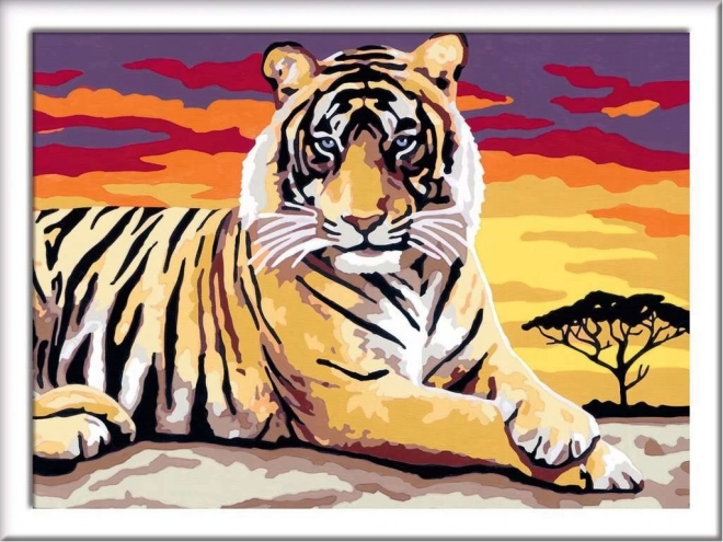 Majestic Tiger Paint By Numbers Set