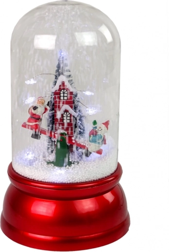 Čarobna zimska scena s Djedem Božićnjakom