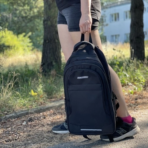 Large Black Backpack 30L