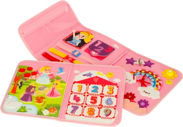 Pink Montessori Sensory Backpack