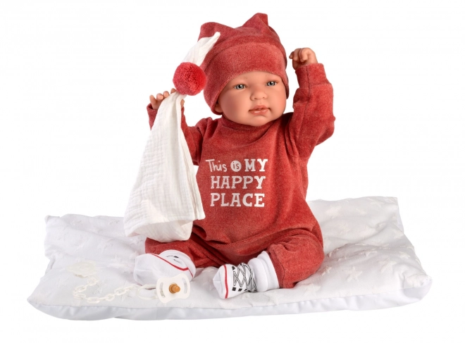 New Born Doll Outfit with Pillow