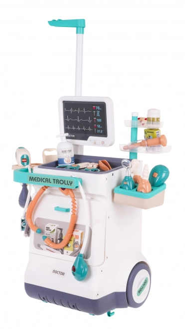 Interactive Doctor Set with Medical Cart for Kids