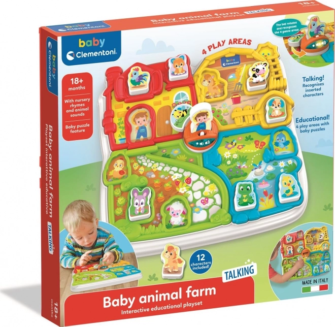 CLEMENTONI BABY Ferme Interactive avec animaux et mélodies