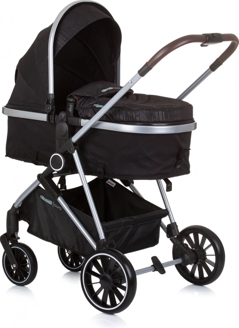 Chipolino stroller aura 2-in-1 obsidian silver