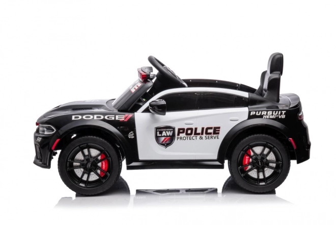 Electric Ride-On Car Dodge Charger Police Black