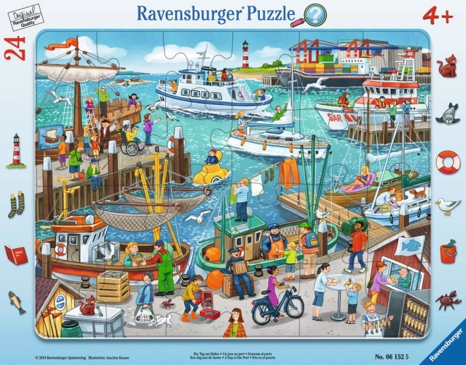 Ravensburger Puzzle At the Port 24 Pieces