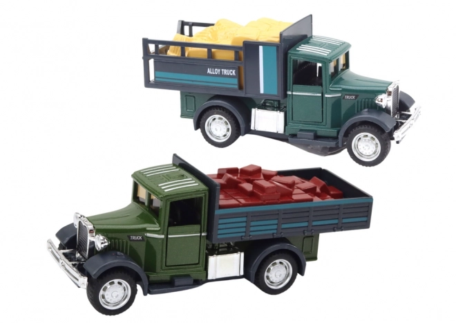 Metal Delivery Toy Truck with Sound and Light