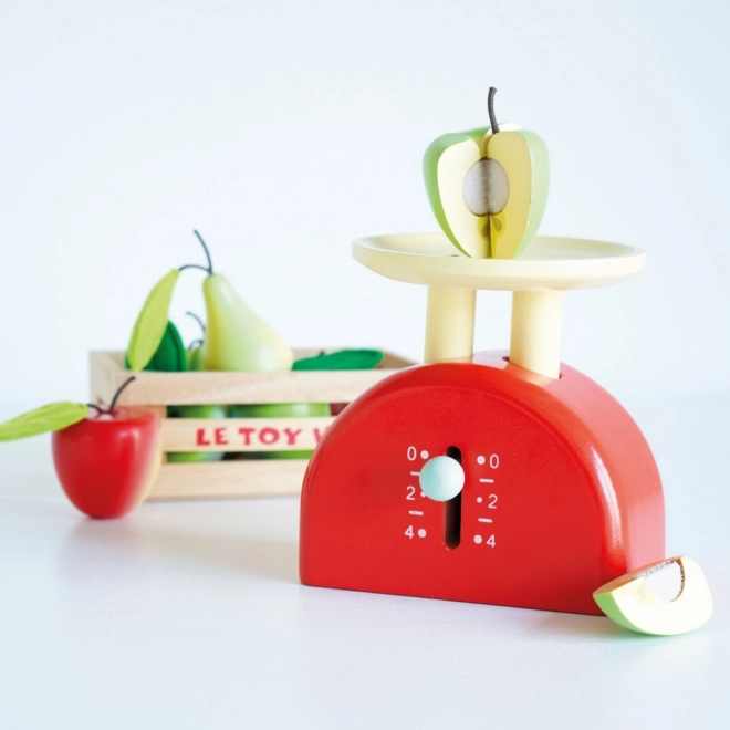 Children's Wooden Kitchen Scale