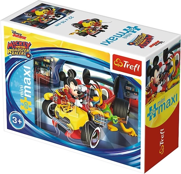 Mickey Mouse Race Preparation Puzzle