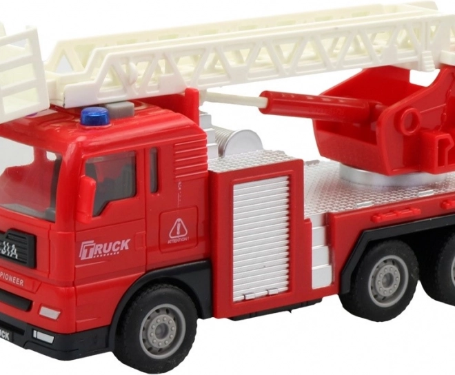 Fire Truck with Inertia and Sound Effects