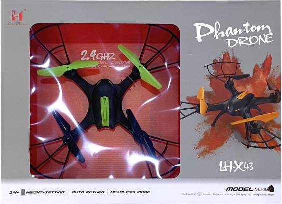 Easy control with 2.4 GHz and headless mode