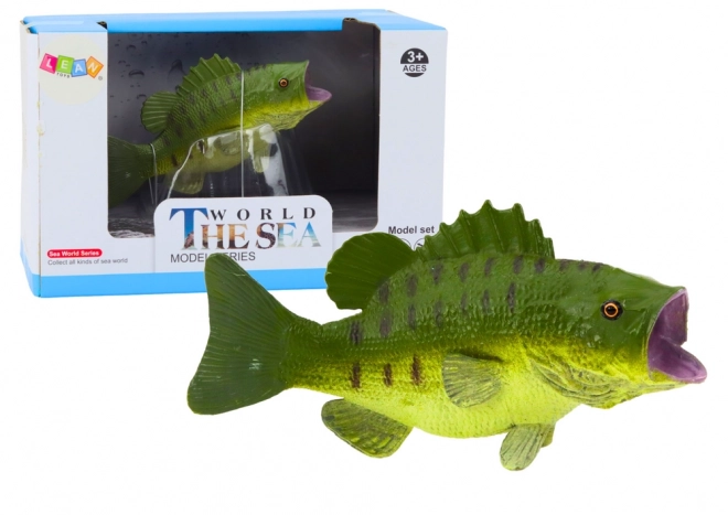 Green Perch Fish Figurine