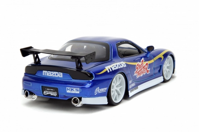 Street Fighter 1993 Mazda RX7 Model by Jada Toys