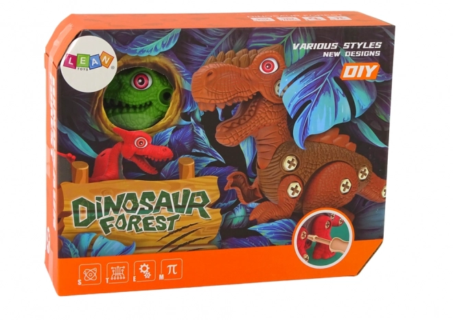 Buildable Green Dinosaur Set