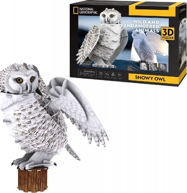 Cubicfun 3D Puzzle Snowy Owl