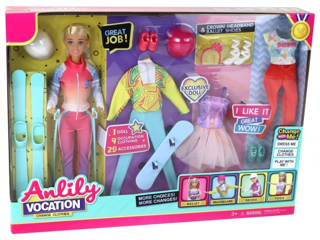 Anlily Sports Adventure Doll Set