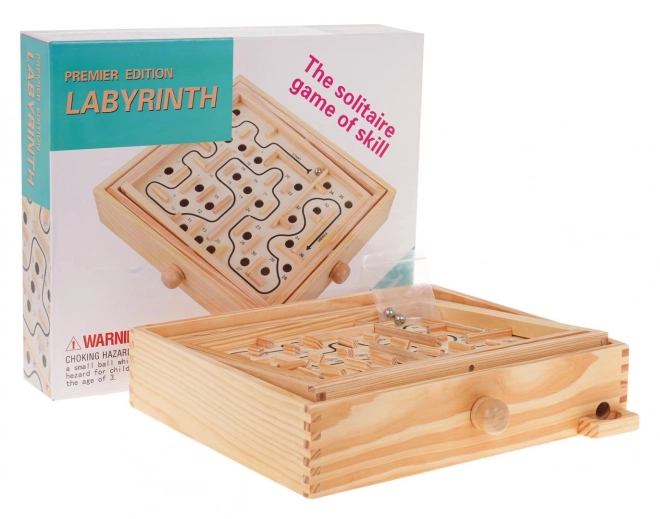 Wooden Dexterity Maze Game