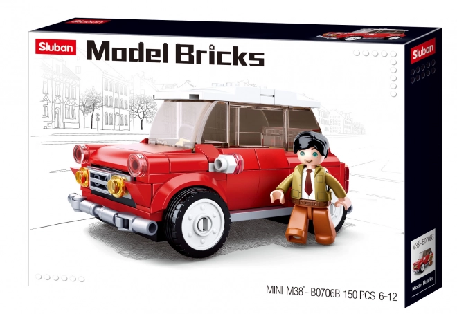 Sluban Mini Car Building Set