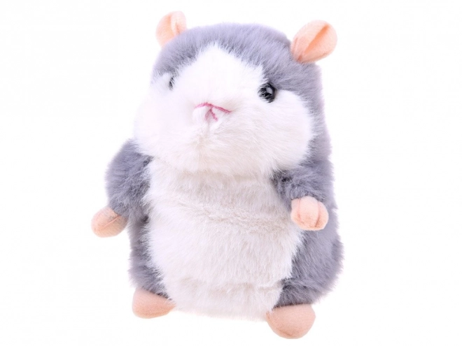 Funny Interactive Talking Hamster Plush Toy – gray