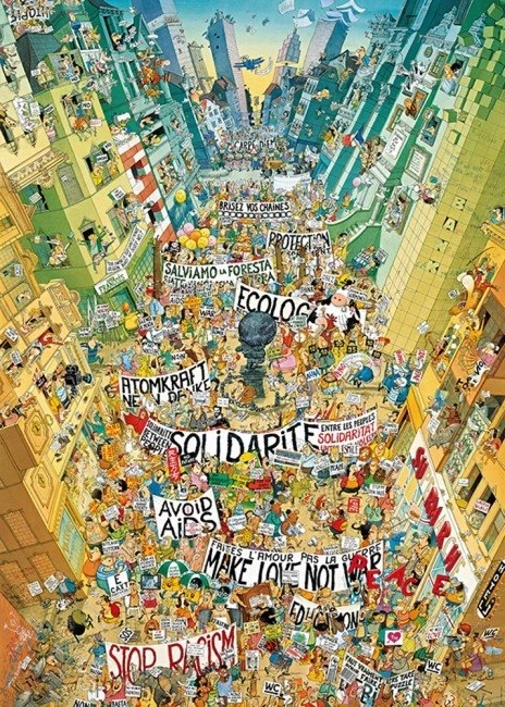 Protest! by HEYE Puzzle - 2000 Pieces