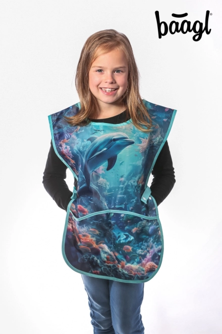 Children's Apron with Dolphin Design