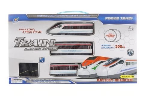 Battery Powered Train Set with Tracks