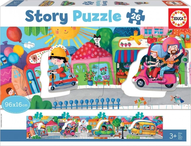 Story Puzzle City Transport